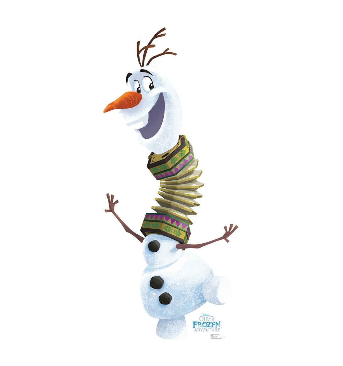 Olaf's Frozen Adventure 74" x 32" Cardboard Cutout