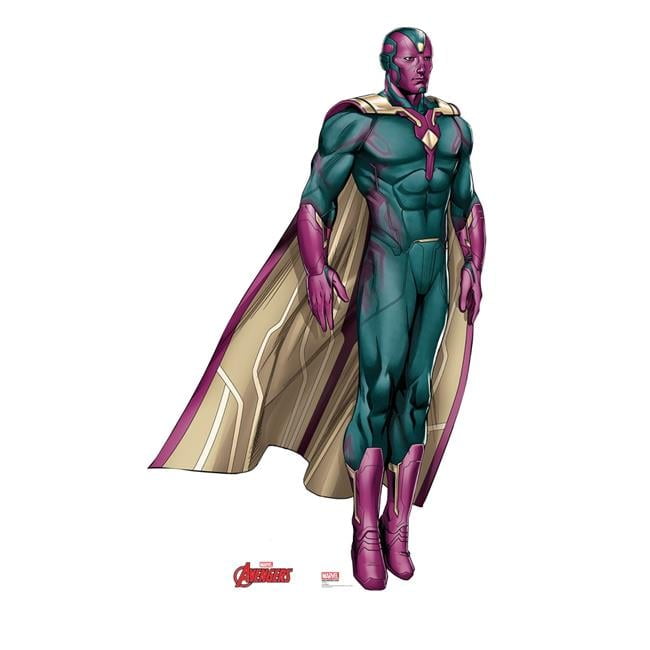 74'' Vision Avengers Animated Cardboard Standup