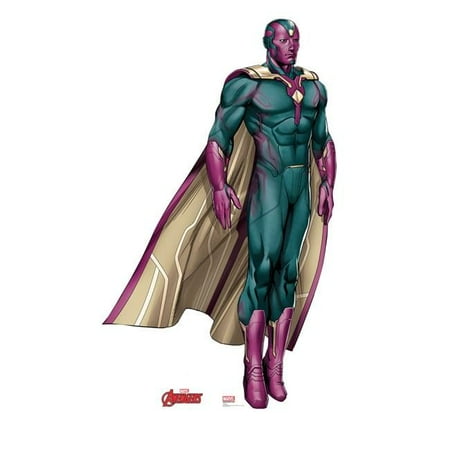 Advanced Graphics 74 x 44 in. Vision - Avengers Animated Cardboard Standup