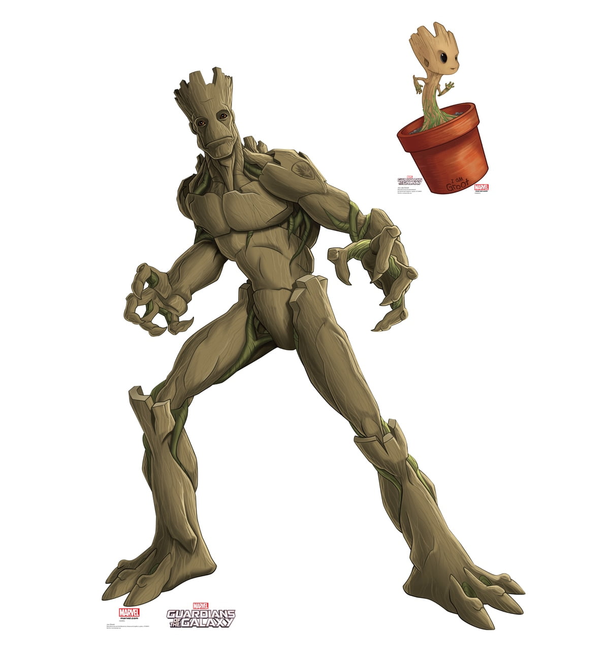 75'' Superheroes & Villains Cardboard Standup