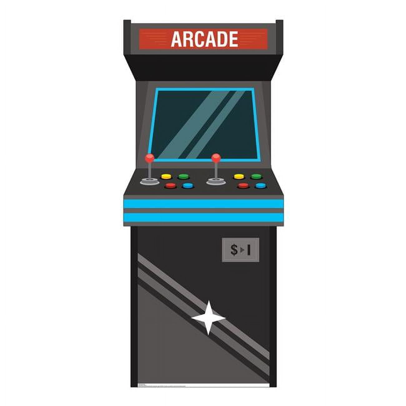 Life-Size Arcade Game Cardboard Cutout with Easel