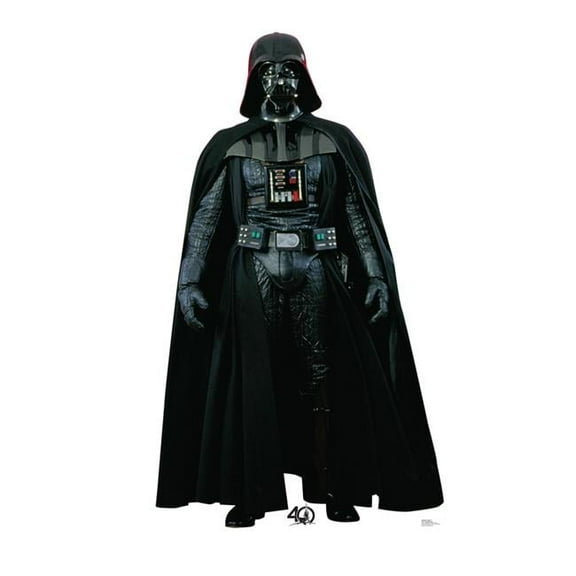 Advanced Graphics 2464 76 x 44 in. Darth Vader - Star Wars 40th Cardboard Standup