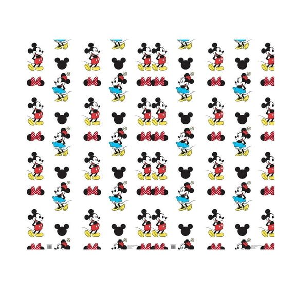 Mickey and Minnie Step and Repeat - Double Wide