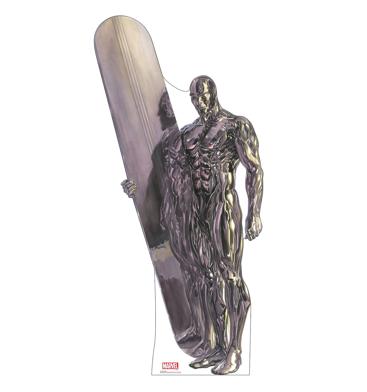 88'' Silver Surfer Marvel Cardboard Standup