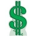 thumbnail image 1 of Advanced Graphics 975 $ Sign- 60" x 31" Cardboard Standup, 1 of 2