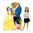 thumbnail image 1 of Advanced Graphics Beauty and the Beast Belle and Beast Cardboard Standup, Yellow, 5 ft, 1 of 2
