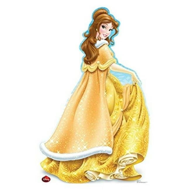Belle Holiday Disney Life-Size Cardboard Cutout