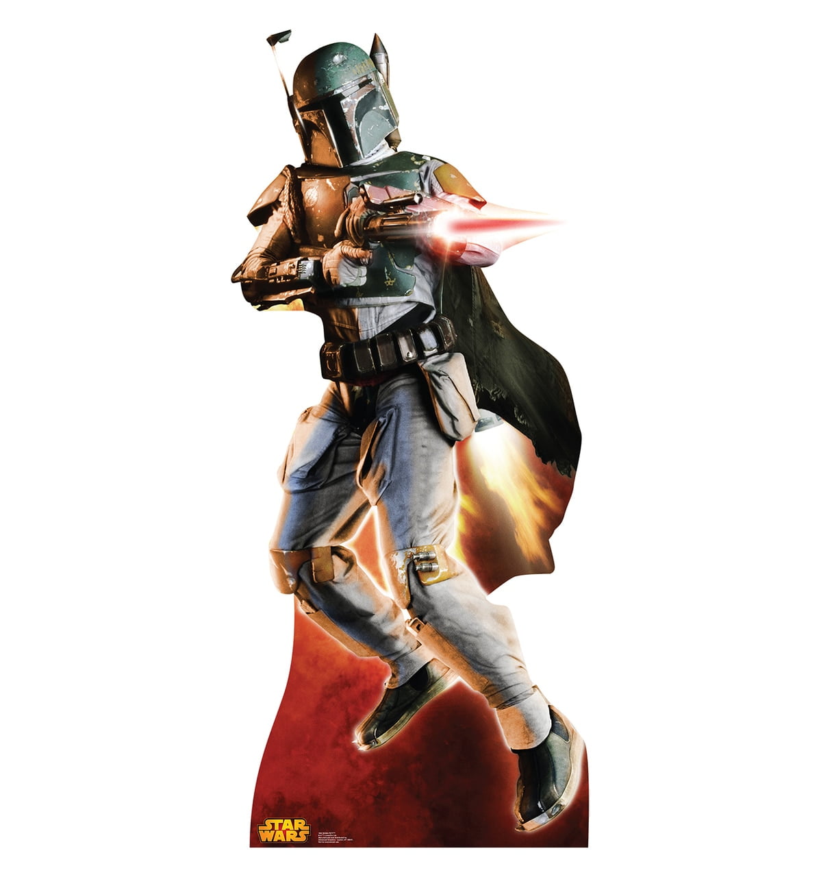 Advanced Graphics Boba Fett Life Size Cardboard Cutout Standup - Star Wars Classics Retouched
