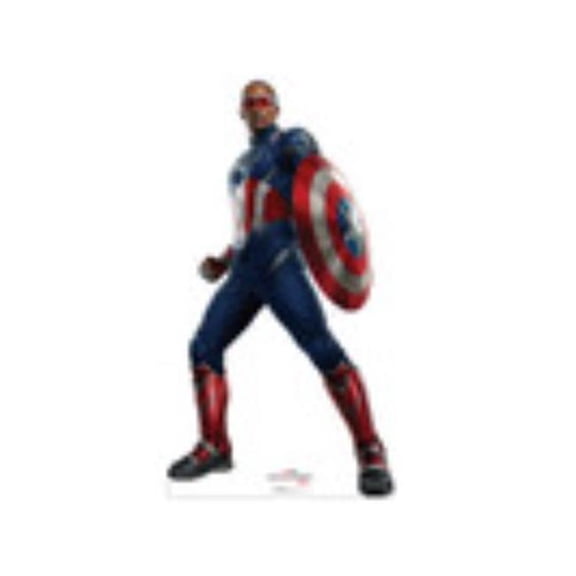 Advanced Graphics 5353 Captain America Brave World Captain America Cardboard Cutout - Life Size