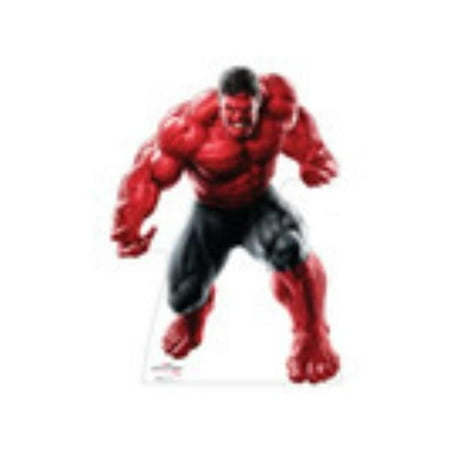 Advanced Graphics 5355 Captain America Brave World Red Hulk Cardboard Cutout - Life Size