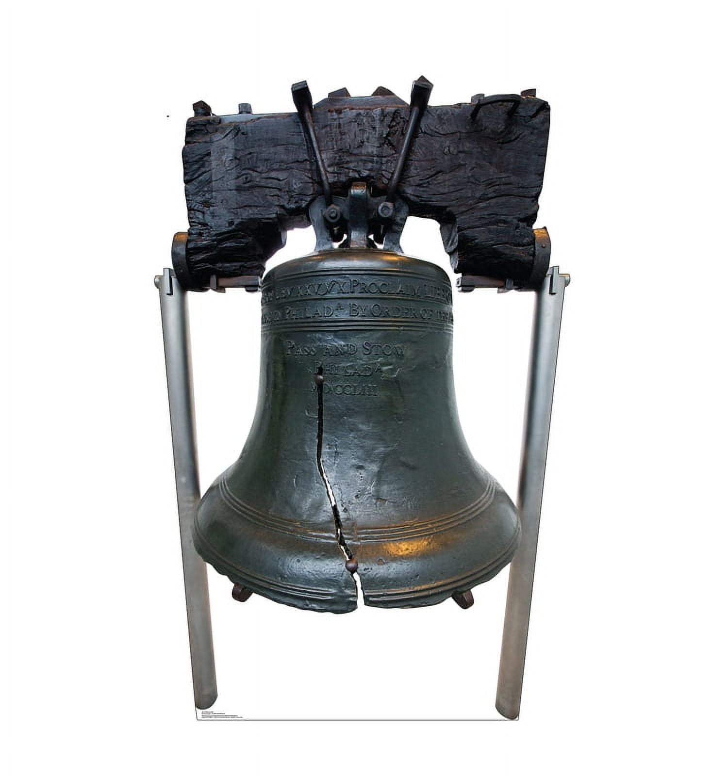 69'' Liberty Bell Cardboard Standup with Easel