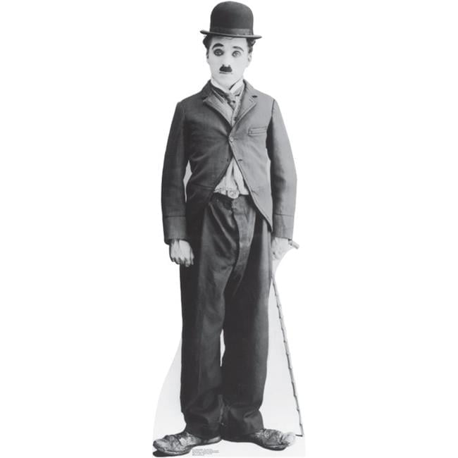 Charlie Chaplin Life-Size Black and White Cardboard Standup