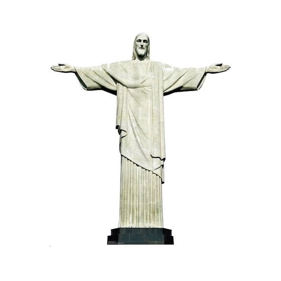 Advanced Graphics Christ the Redeemer Statue- Brazil - 68" x 58" - Cardboard Standup