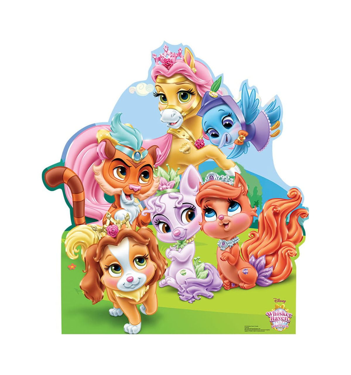 48'' Colorful Disney Palace Pets Cardboard Standup