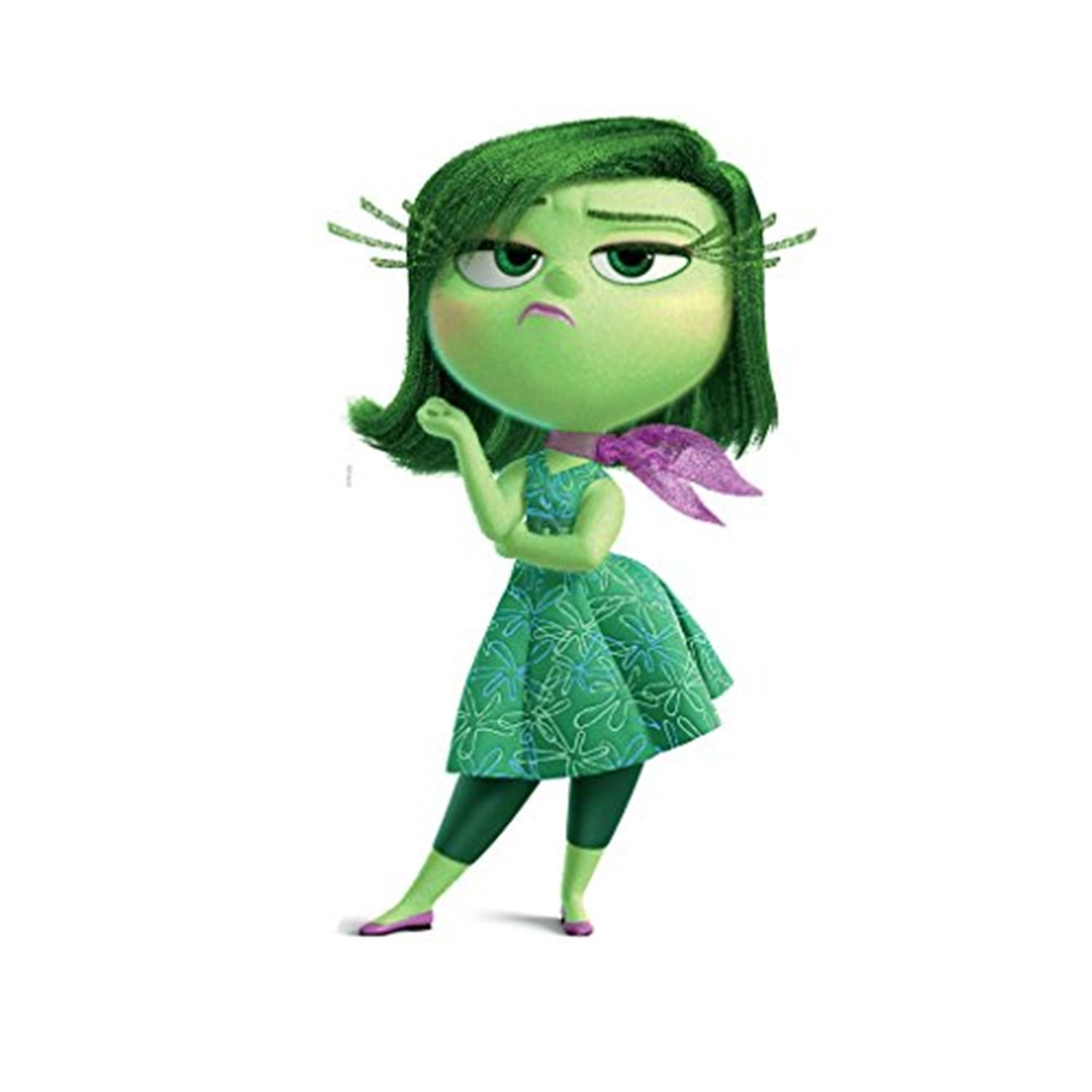 Disney Pixar Inside Out Disgust Life-Size Green Cardboard Cutout