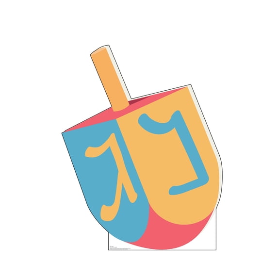 Advanced Graphics 2823 48 x 37 in. Dreidel Cardboard Cutout