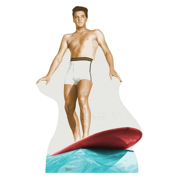 Advanced Graphics Elvis Surfing Lifesize Wall Decor Cardboard Standup Cutout Standee Poster