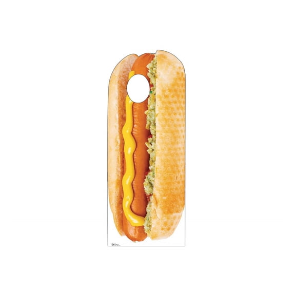 Advanced Graphics Lifesize Wall Decor Cardboard Standup Poster Hot Dog Stand In