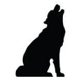 thumbnail image 1 of Howling Wolf Silhouette, 1 of 2