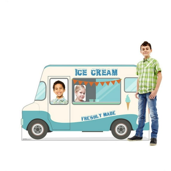 Advanced Graphics Ice Cream Truck High Quality Print Cardboard Stand-Up, 4ft