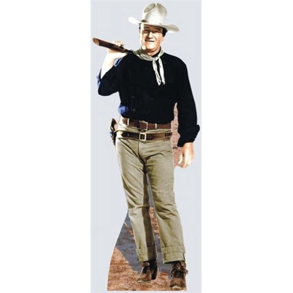 Advanced Graphics John Wayne Life-Size Cardboard Stand-Up - Rifle on Shoulder - 76in. x 29in.