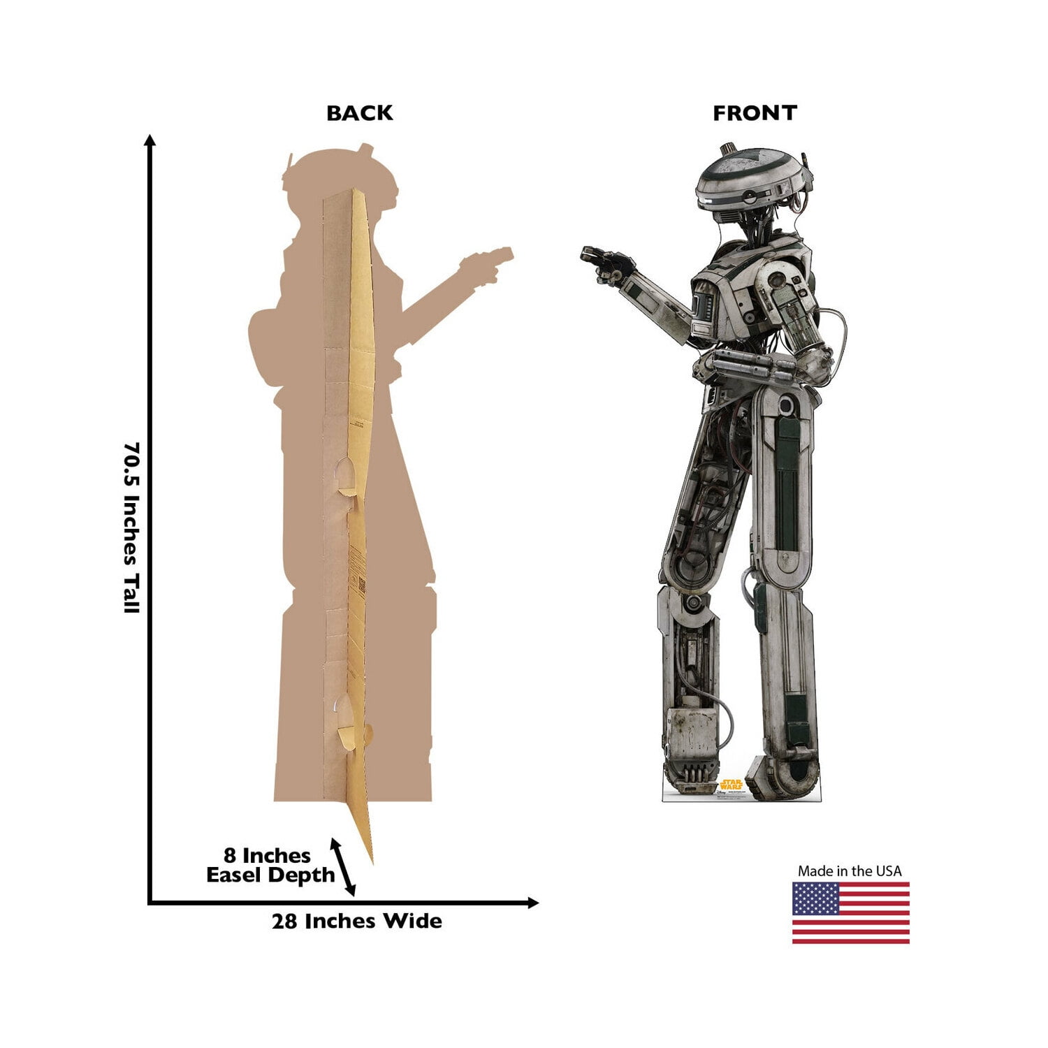 Star Wars L3-37 Life-Size Cardboard Standee