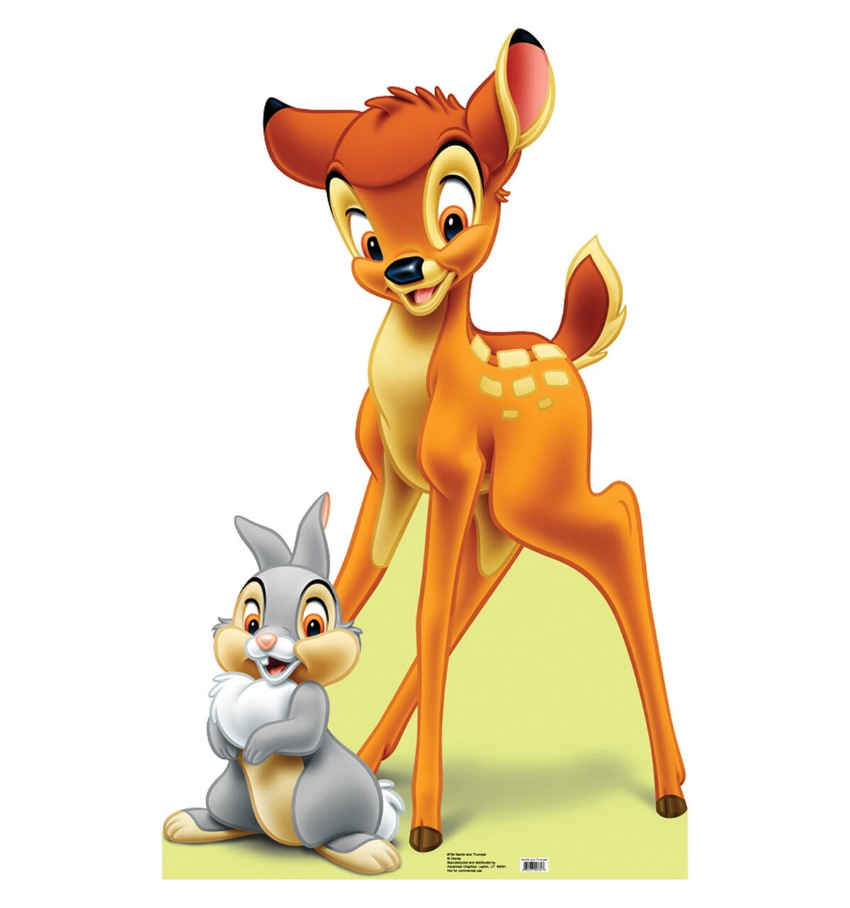 Disney Bambi and Thumper Life-Size Cardboard Standup