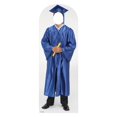 thumbnail image 1 of Male Graduate Blue Cap & Gown Standin, 1 of 2