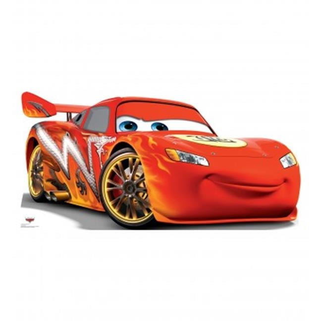 Advanced Graphics Lightning McQueen Refresh Disneys Cars Cardboard Standup