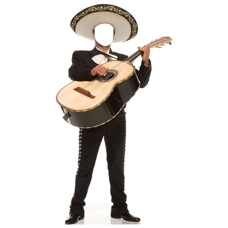 Advanced Graphics Mariachi Guitarron Standin - 72" x 38" Cardboard Standup