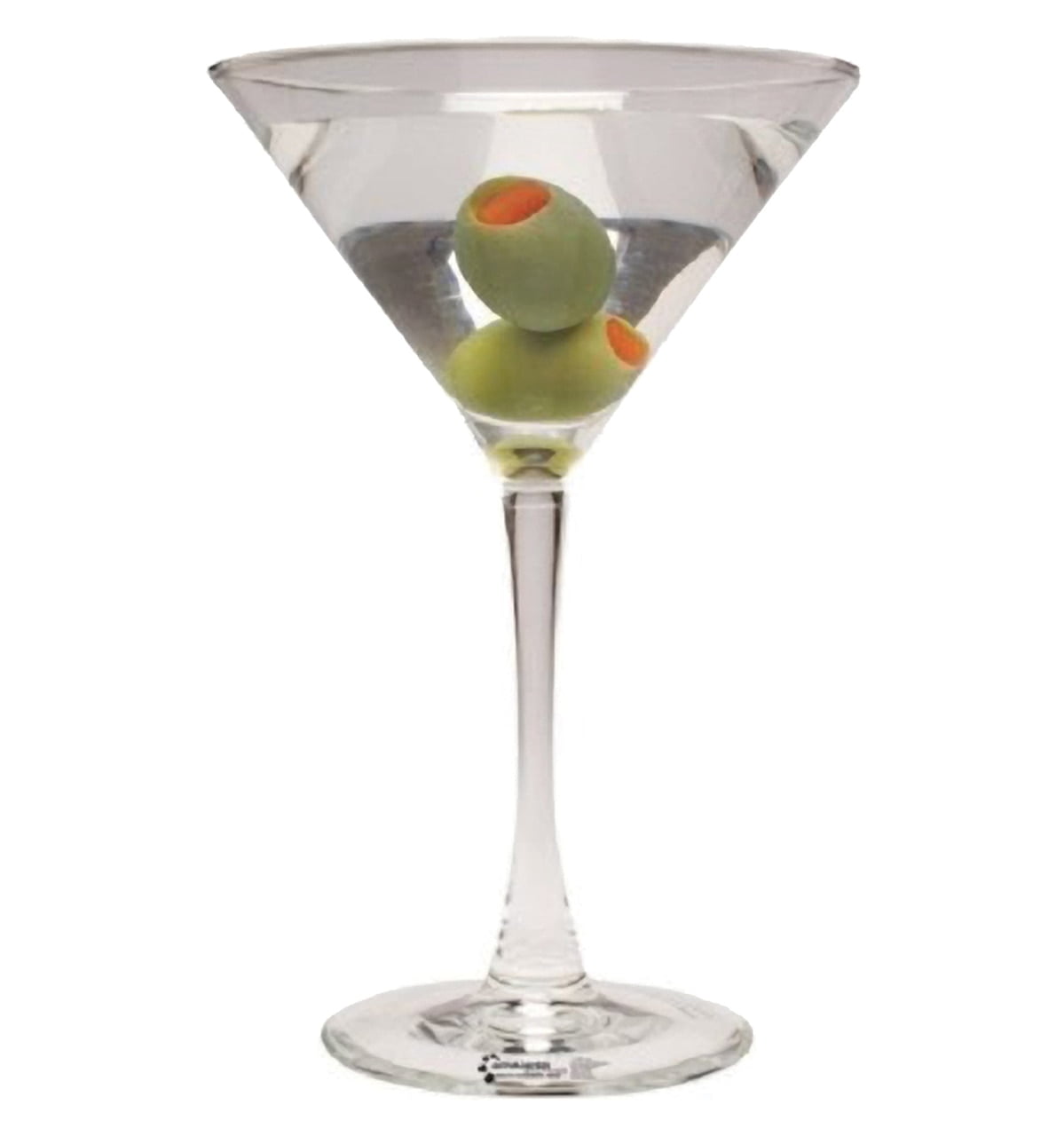 Life-Size Martini Glass Cardboard Standup with Olives