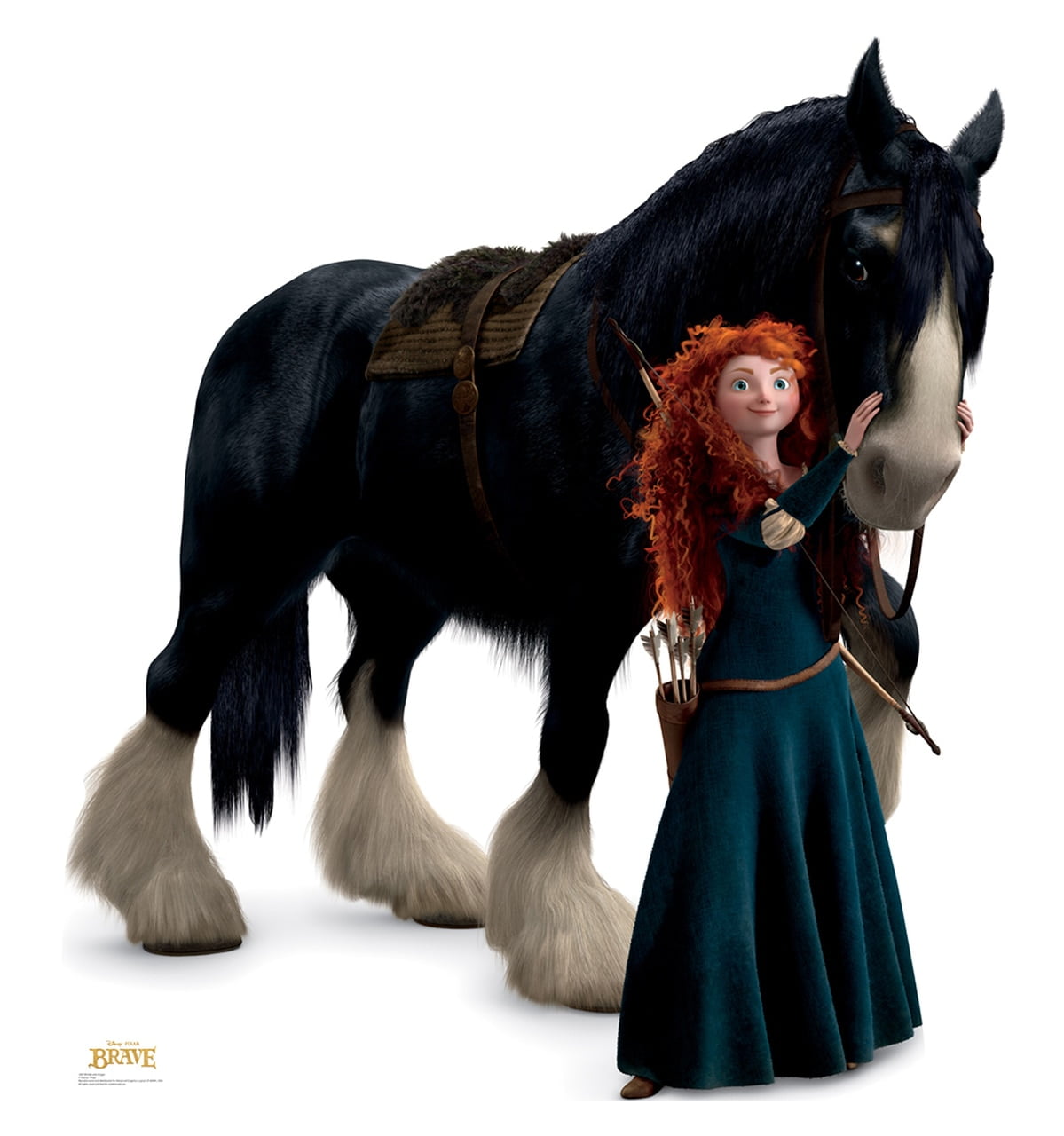 Life-Size Merida and Angus Cardboard Cutout Standup - Disney Brave