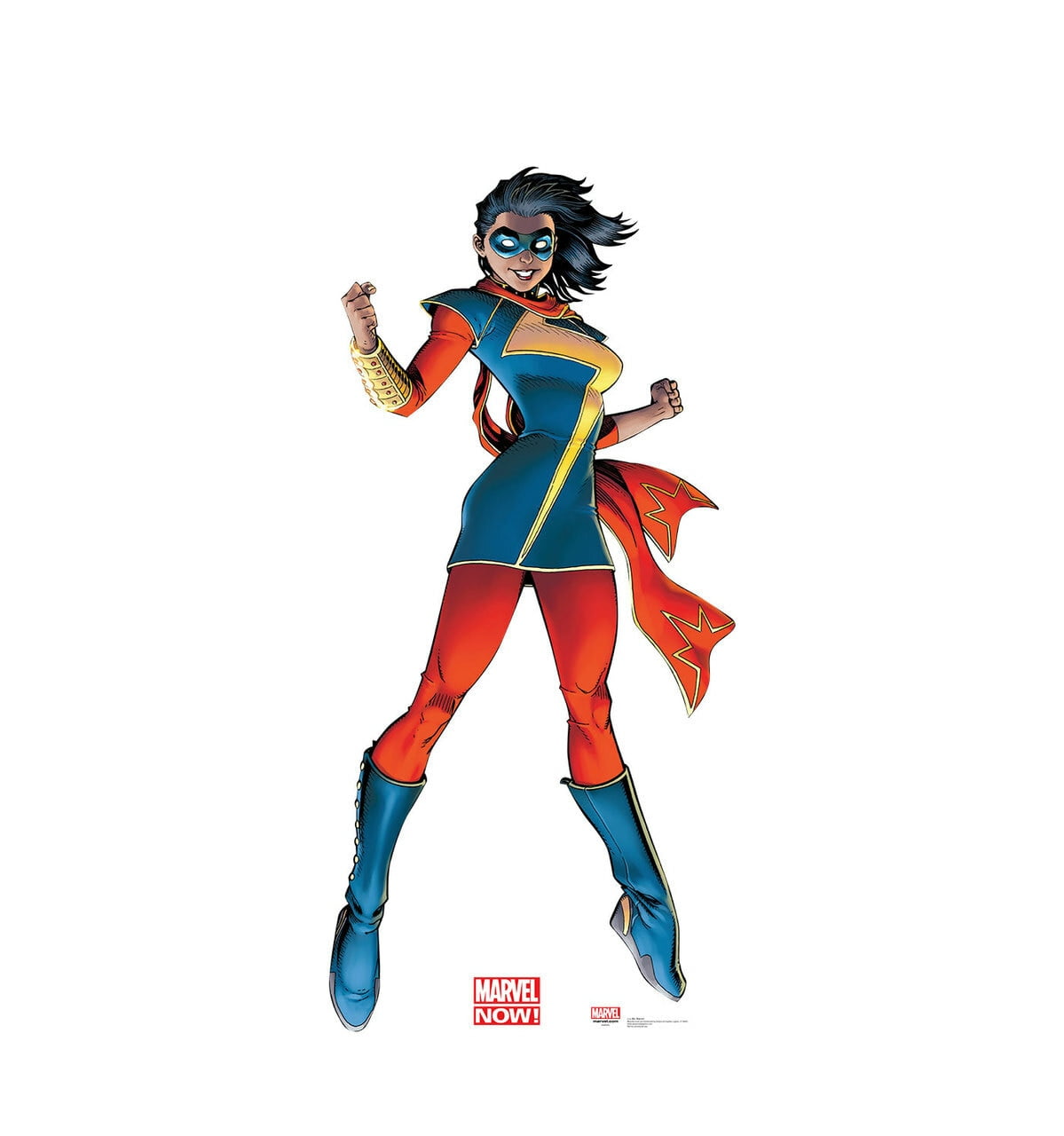 Ms. Marvel 70" x 33" Cardboard Standup