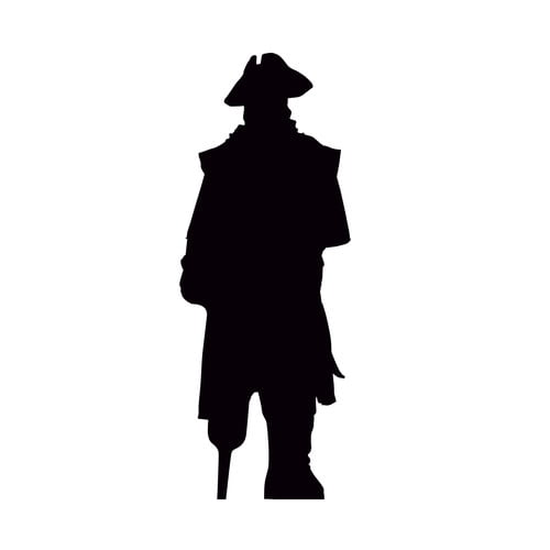 Advanced Graphics Pirate Silhouette Cardboard Stand-Up