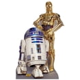 thumbnail image 1 of Advanced Graphics R2-D2 & C-3PO Life Size Cardboard Cutout Standup - Star Wars Classics (IV - VI), 1 of 5