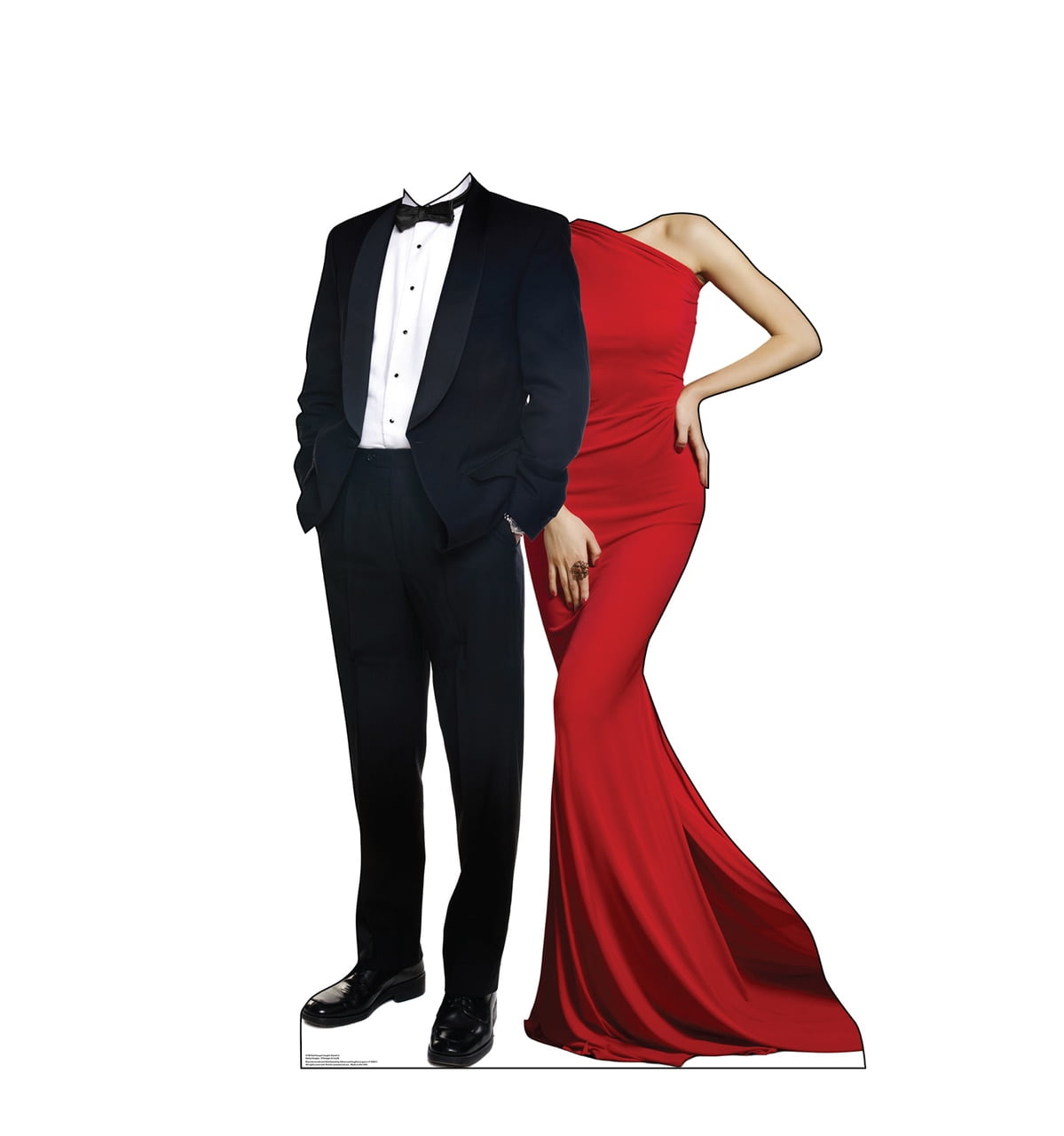 Red Carpet Couple Life-Size Cardboard Stand-in