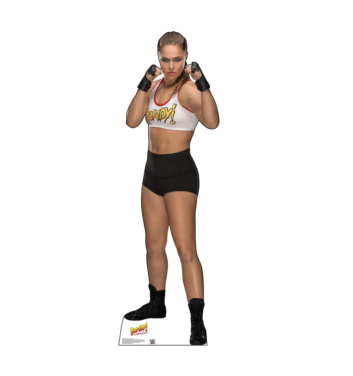 Ronda Rousey Life-Size Cardboard Standup in Fighting Stance