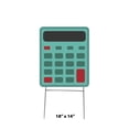 thumbnail image 1 of School Calculator Yard Sign, 1 of 3