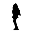 thumbnail image 1 of Superhero Girl Silhouette, 1 of 2