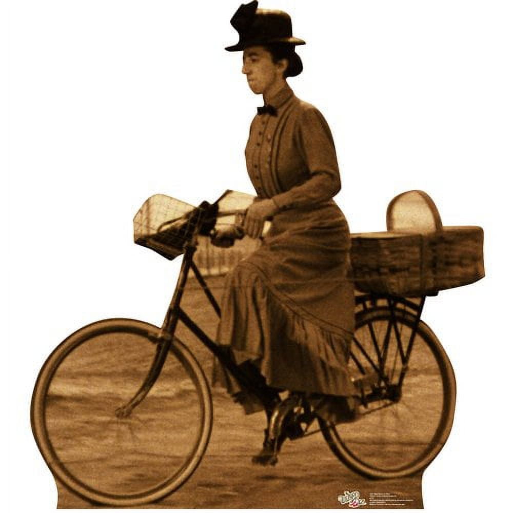 Vintage Wizard of Oz Miss Gulch on Bike Cardboard Stand-Up