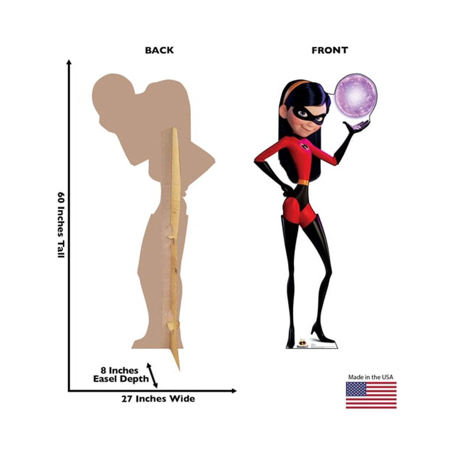 Advanced Graphics Violet Cardboard Cutout - Disneys Incredibles 2 ...