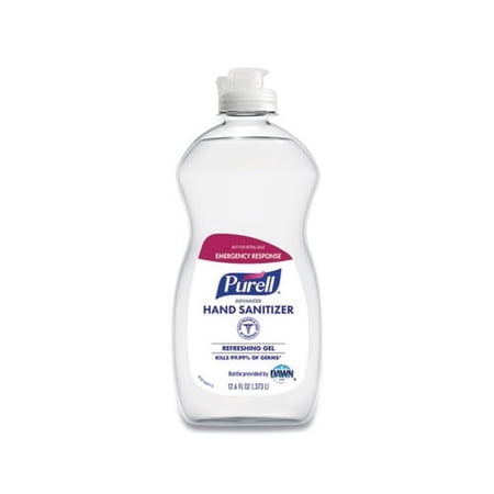 Advanced Hand Sanitizer Gel Clean Scent, 12.6 oz Squeeze Bottle, 12/Carton