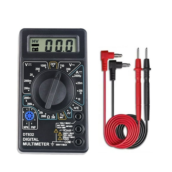 Advanced Handheld Multifunction Meter Voltage Current Frequency Resistance Measurement Tool ABS for Technicians