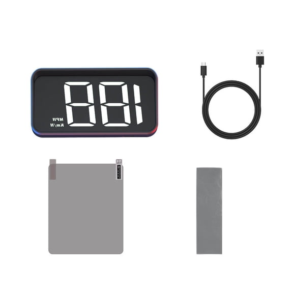 Advanced Head Up Display with Digital Speedometer for Safer Driving Auto Brightness Adjustment Large Projection Font Universal Fit Easy Plug-and-Play Installation Car HUD Accessory