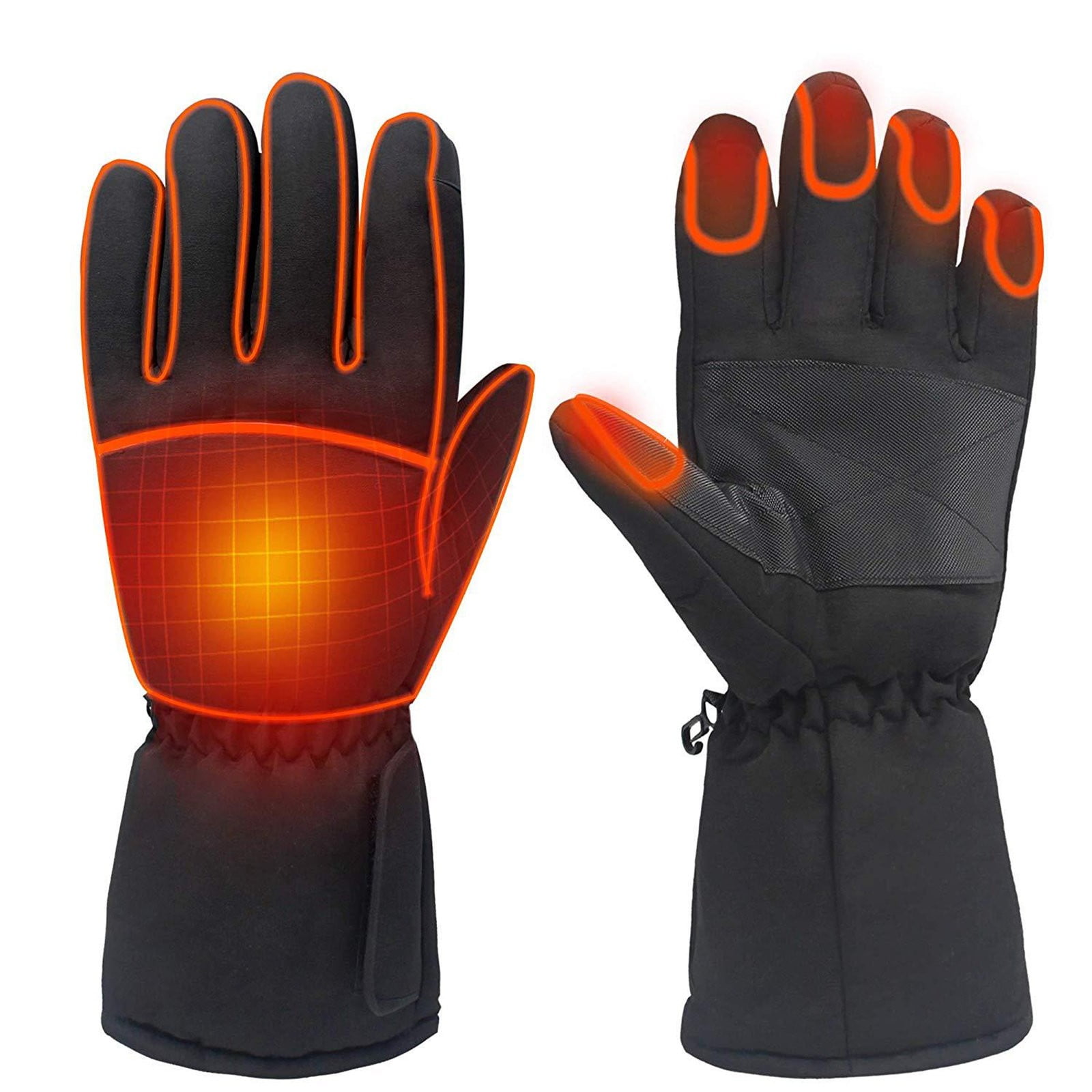 Winter Sports Skiing Gloves Touchscreen Heated Gloves for Hiking Cycling Battery Winter Sports for Men and Women