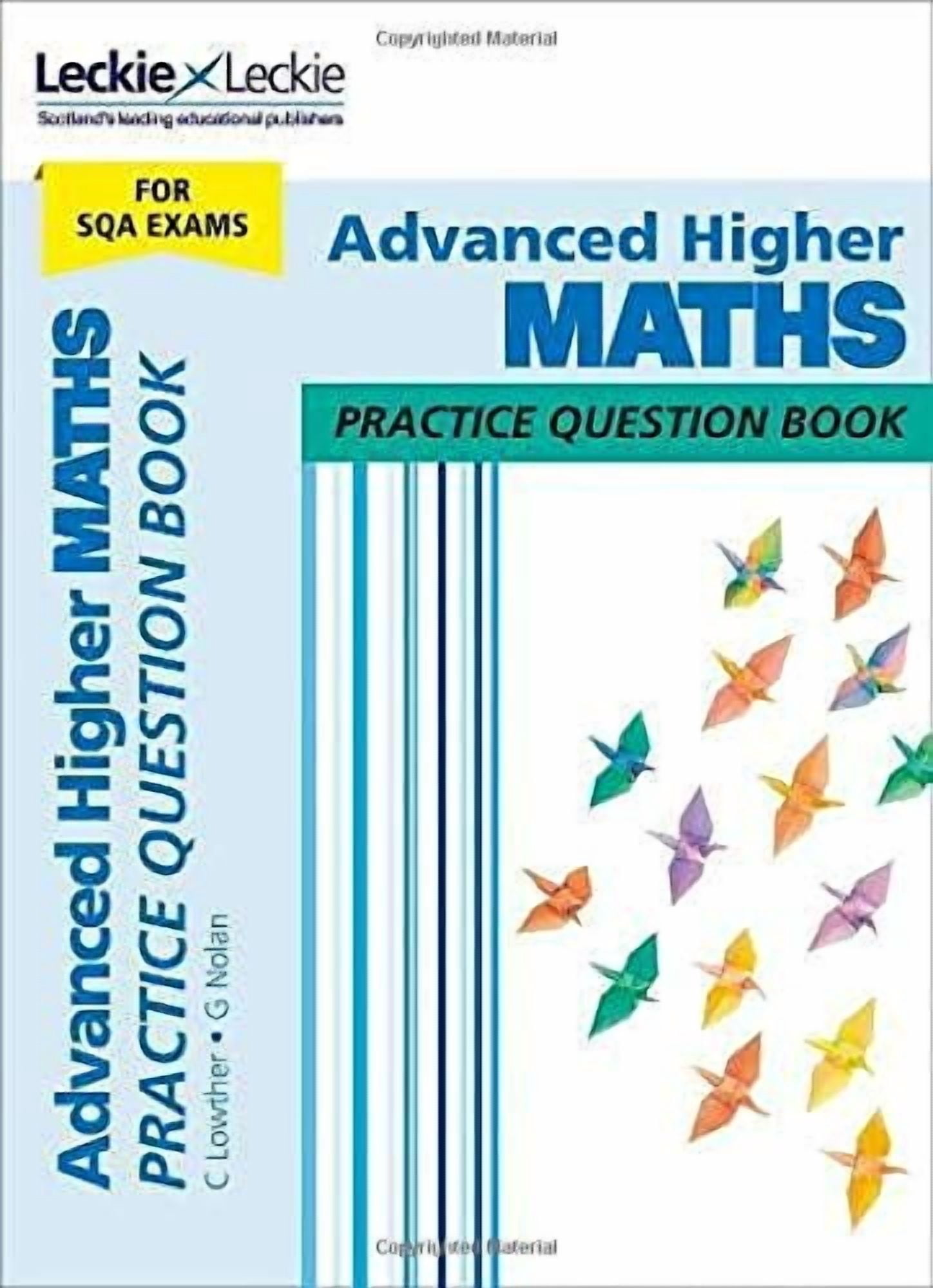 Advanced Higher Maths Practice Question Book - Walmart.com