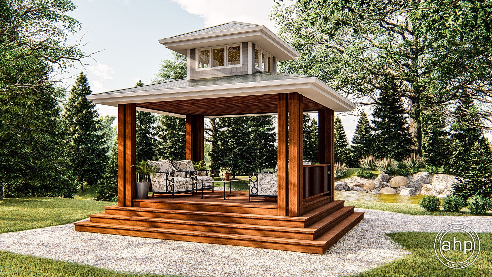 Advanced House Plans: Builder Ready 12'x12' Gazebo Blueprints for Patio ...