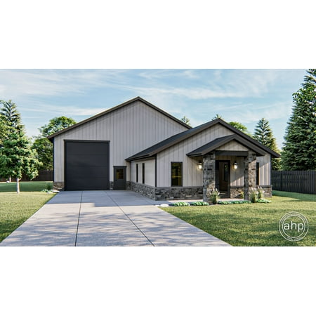 Advanced House Plans: Builder Ready Blueprints | Clinton 29464 | Pole Barn/Post Frame Plan