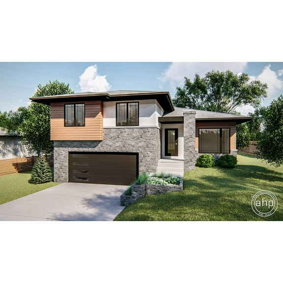 Advanced House Plans: Builder Ready Blueprints | Densberger 29698 | Split Level Plan