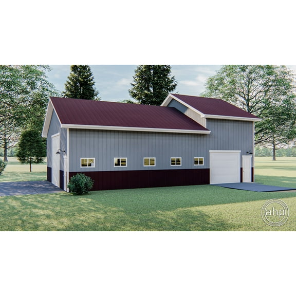 Advanced House Plans: Builder Ready Blueprints | Eisenhower 29444 | Pole Barn/Post Frame Plan